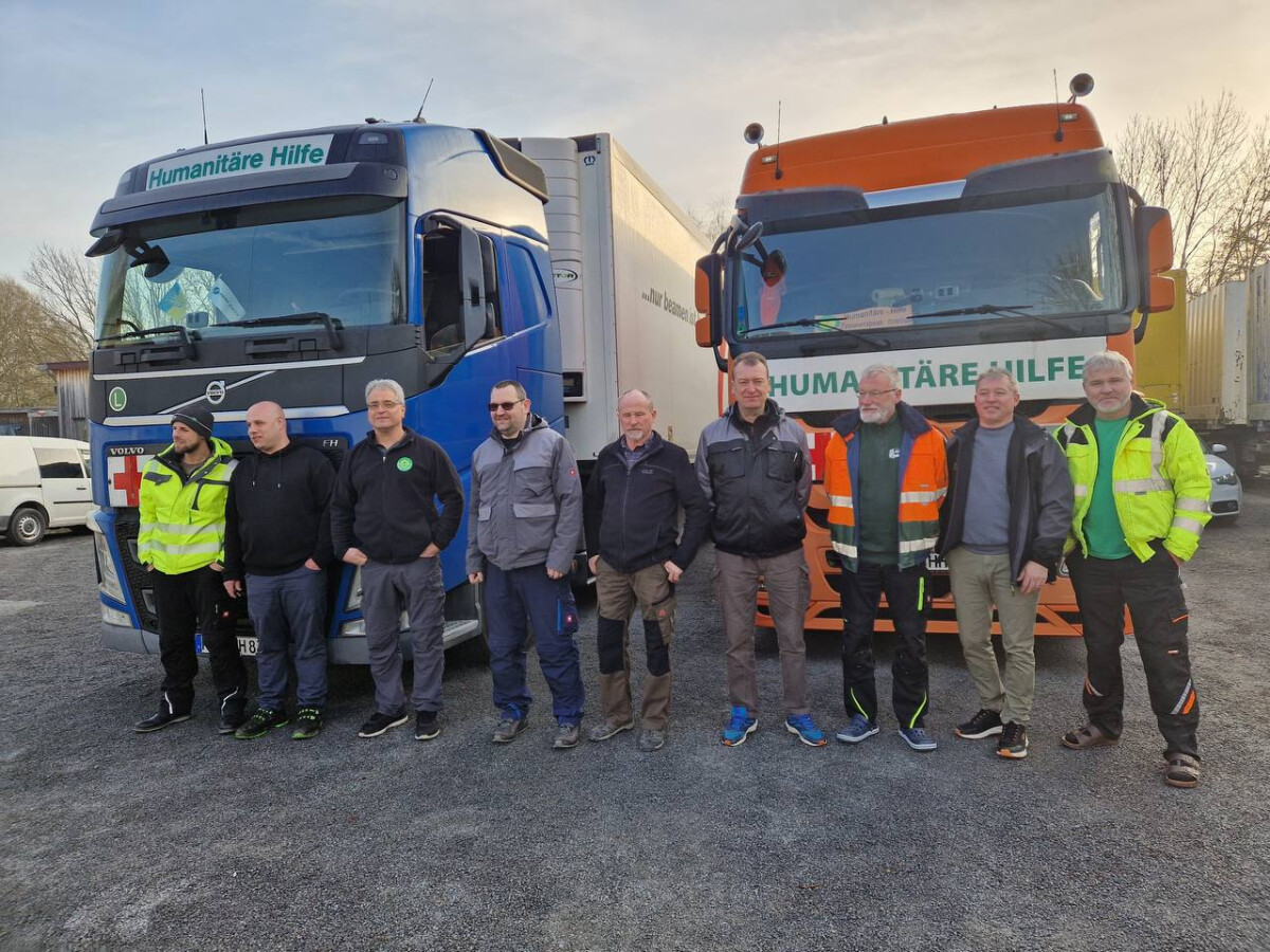 Humanitarian train from Germany arrives in Ukraine