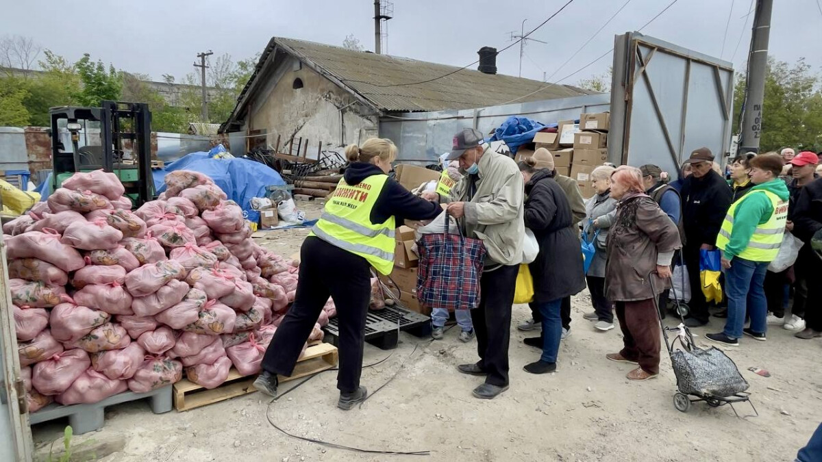 345 людей отримали гуманітарну допомогу: роздано сотні продуктових наборів