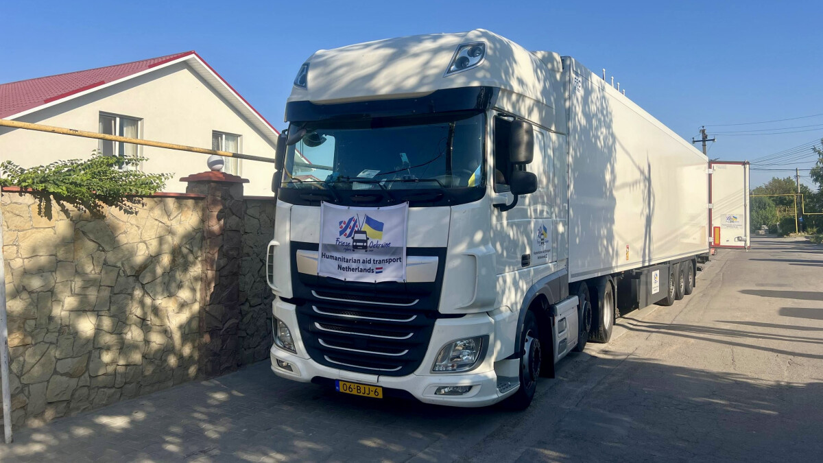 TRUCK FROM THE NETHERLANDS HAS ARRIVED IN ODESA REGION: THOUSANDS OF KILOMETERS FOR THE SAKE OF SUPPORTING UKRAINIANS