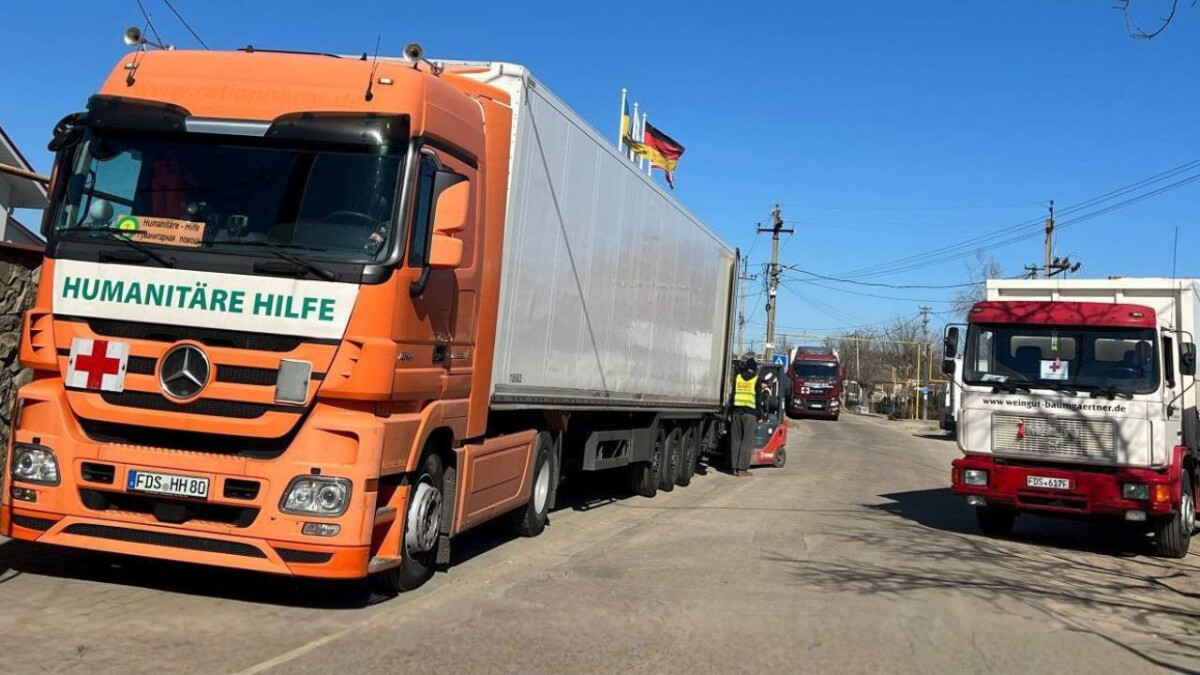 Гуманітарний ешелон з Німеччини прибув до України